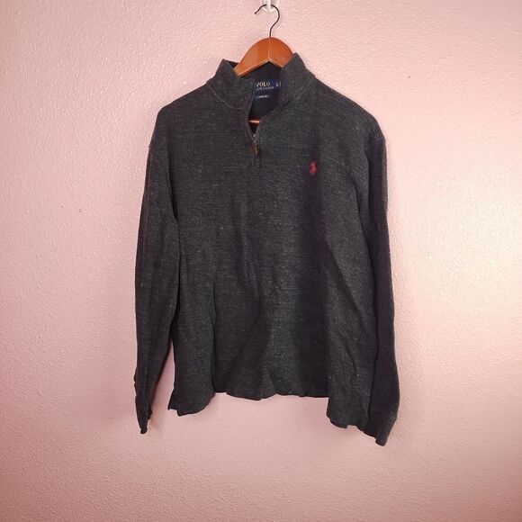 Polo Ralph Lauren Estate Rib Quarter Zip Pullover XL - Picture 1 of 6